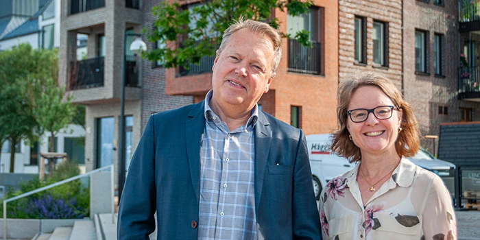 Projektledarna för det lokala Parisavtalet Claes Malmberg, och Susanne Duval Innings.