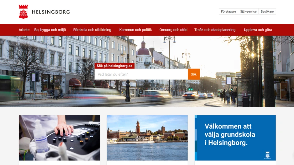Startsidan helsingborg.se