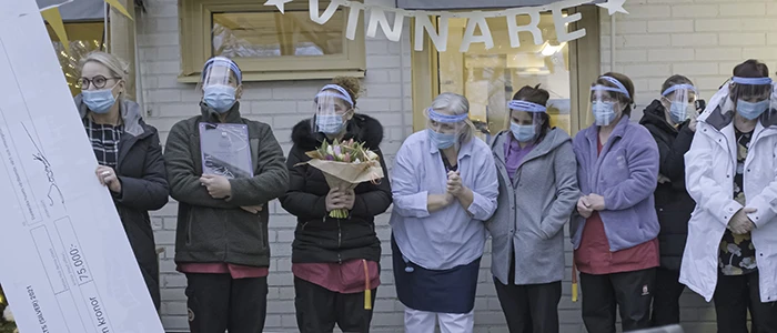 Dunkerska husets vårdboende fick andraplatsen i Årets arbetsplats 2021. Foto Studio-E