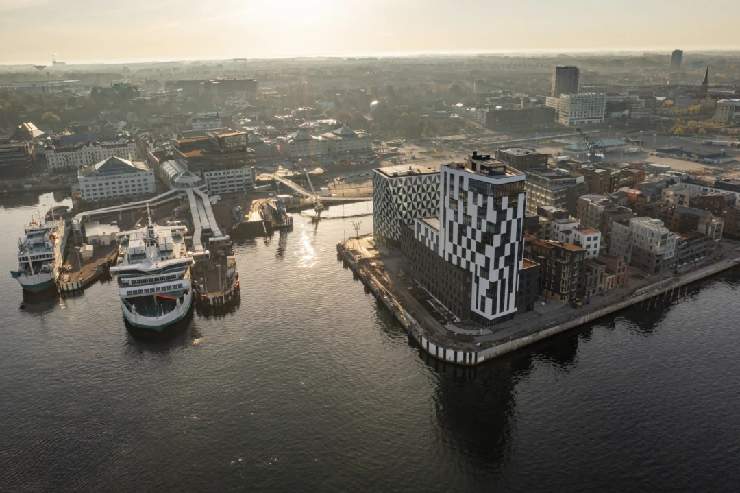 Oceanhamnen en morgon i maj 2022.