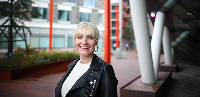 Viktigt att samverka med forskningen, säger Anna-Karin Bergman som är programansvarig på avdelningen innovation och transformation.
