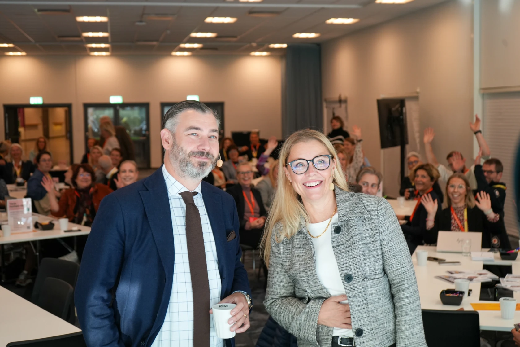 Christian Orsing och Carina Leffler