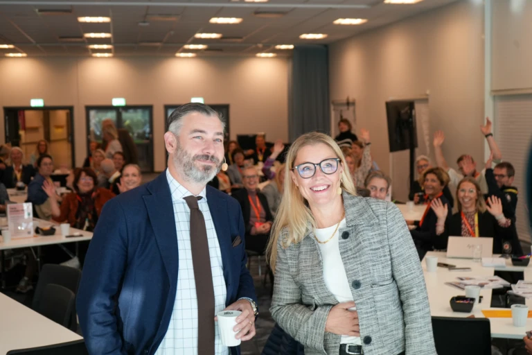 Christian Orsing och Carina Leffler