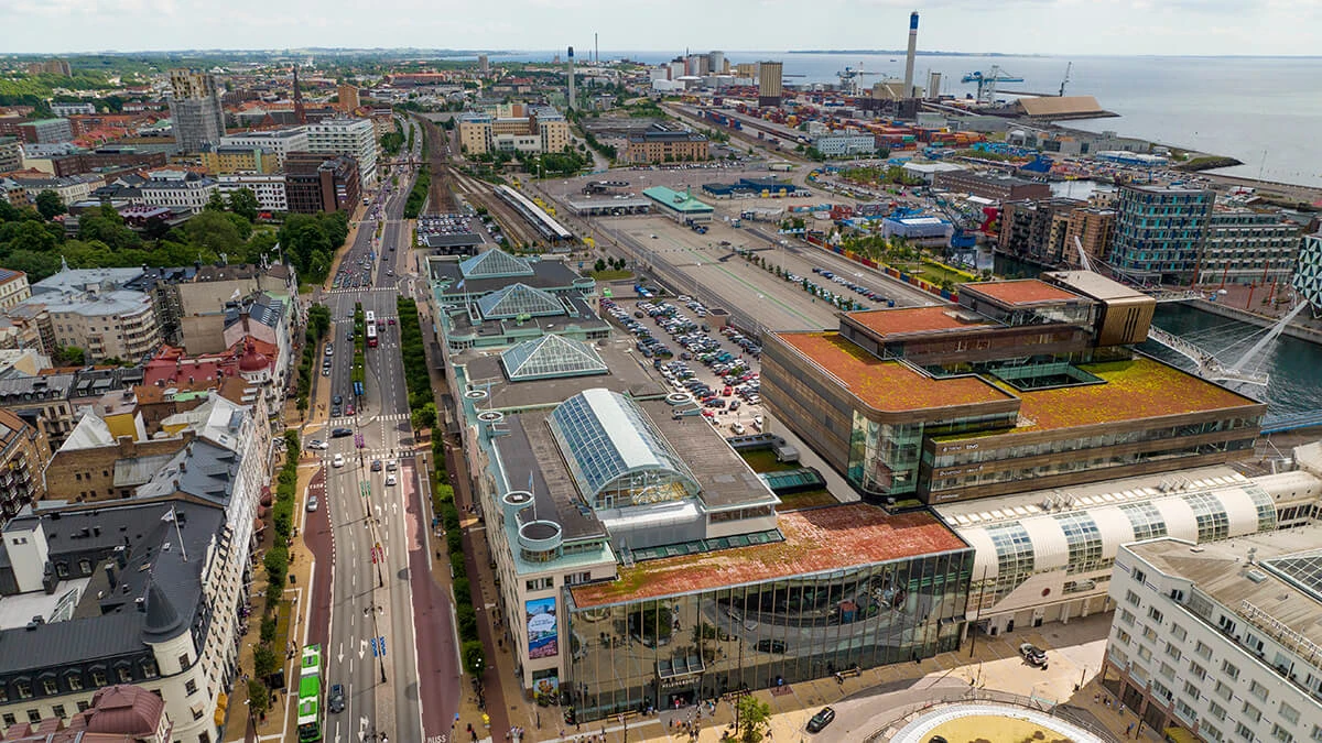 Vy över Helsingborg C