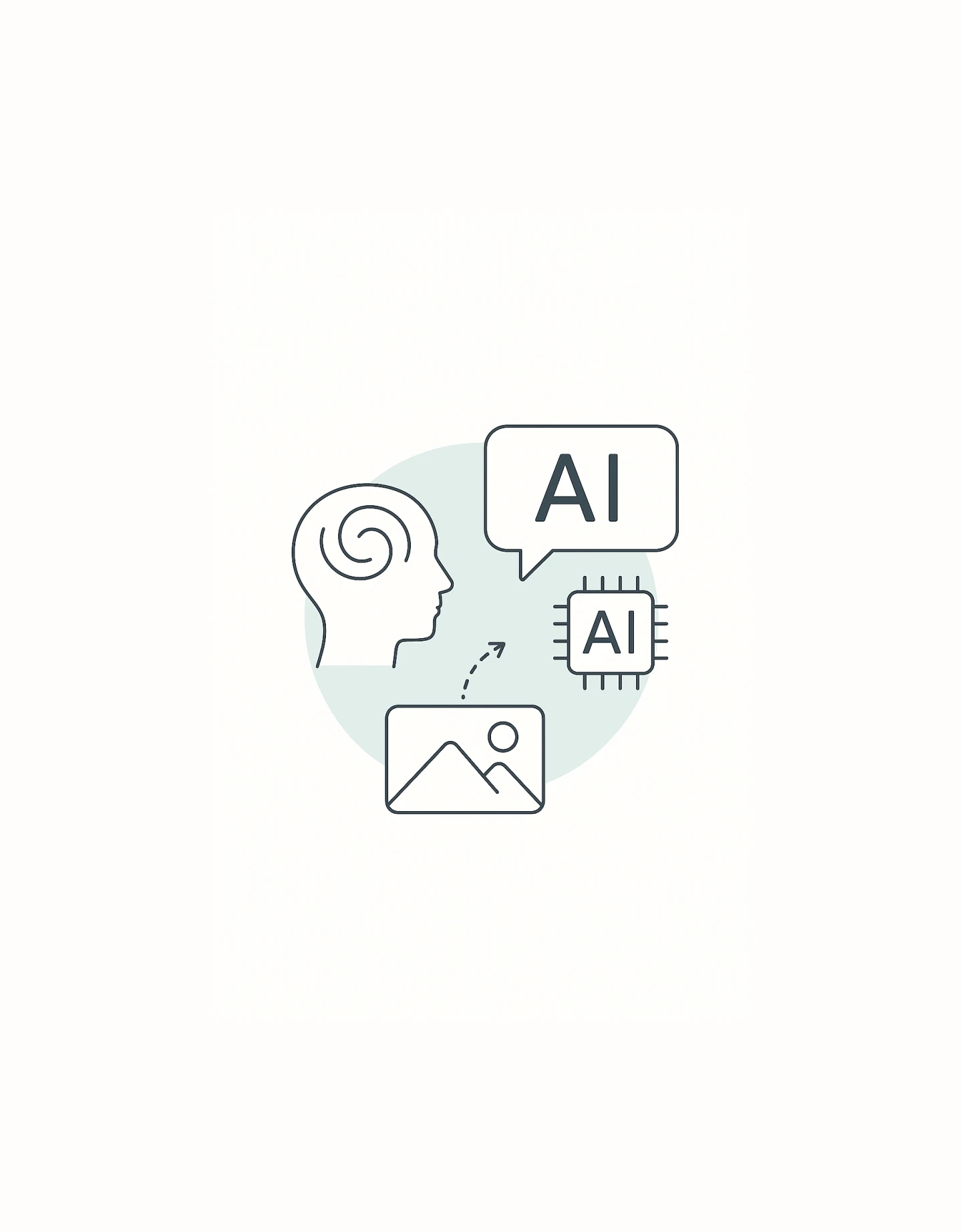 Illustration av generativ AI