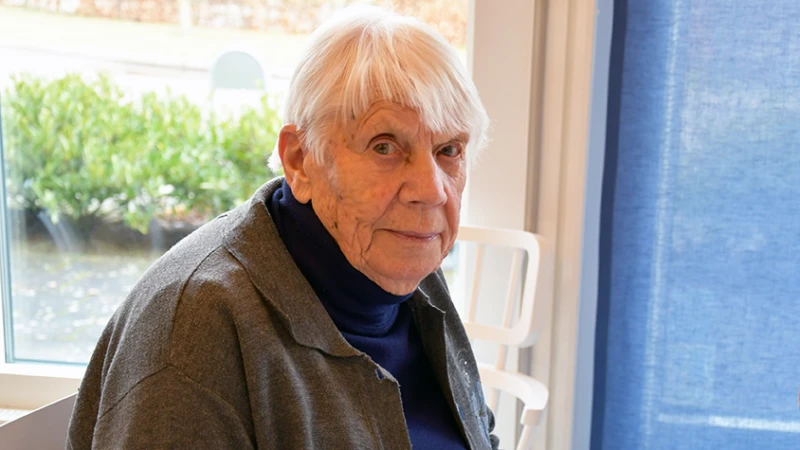 Valborg Johansson bor hemma och är här för första gången idag.