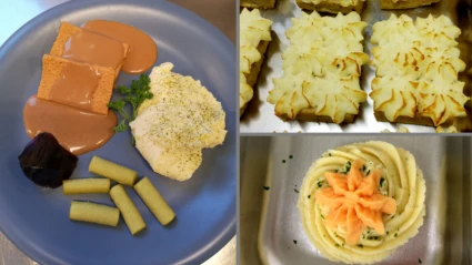 tre bilder av olika sorters timbalkost.