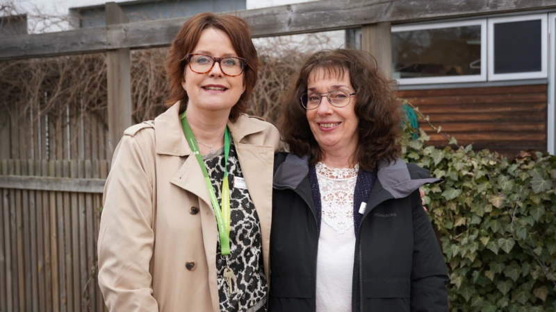 Ann-Charlotte Persson och Ann-Margreth Karlberg är de två enhetscheferna på Lussebäcksgården.