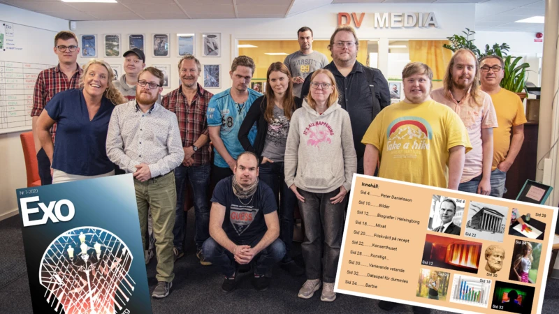 Namn från vänster till höger: Christoffer, Fia, Marre, Fredrik, Carl, Micke, Eddie (sittande), Rebecca, Christopher, Chris, Jacob (svart skjorta), Erik, Flaggis och Bosse.