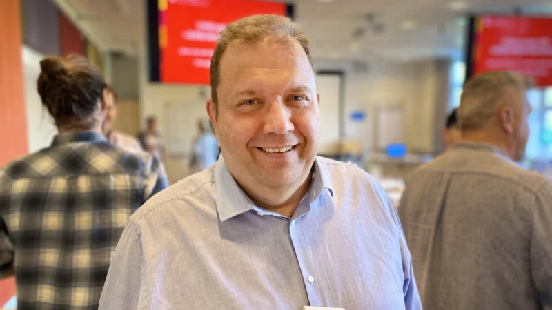 Jarl Tersin, avdelningschef på avdelningen för digitalisering och välfärdsteknik var nöjd med mässan som var ett både välbesökt och corona-anpassat event.