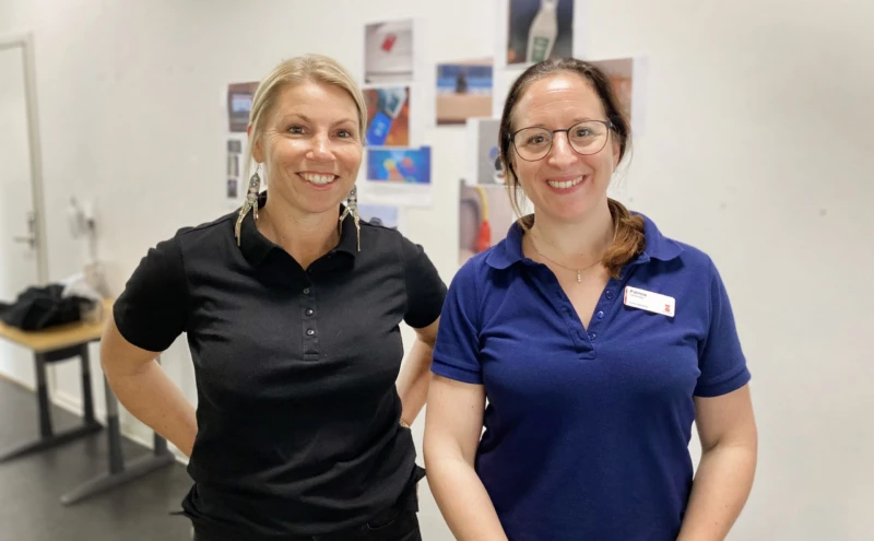 Innovationsveckan är ett initiativ av bland annat Susanne Holmqvist, enhetschef för HSL-personal och Patricie Lhota Pommer, fysioterapeut, båda på Hemvård Syd.