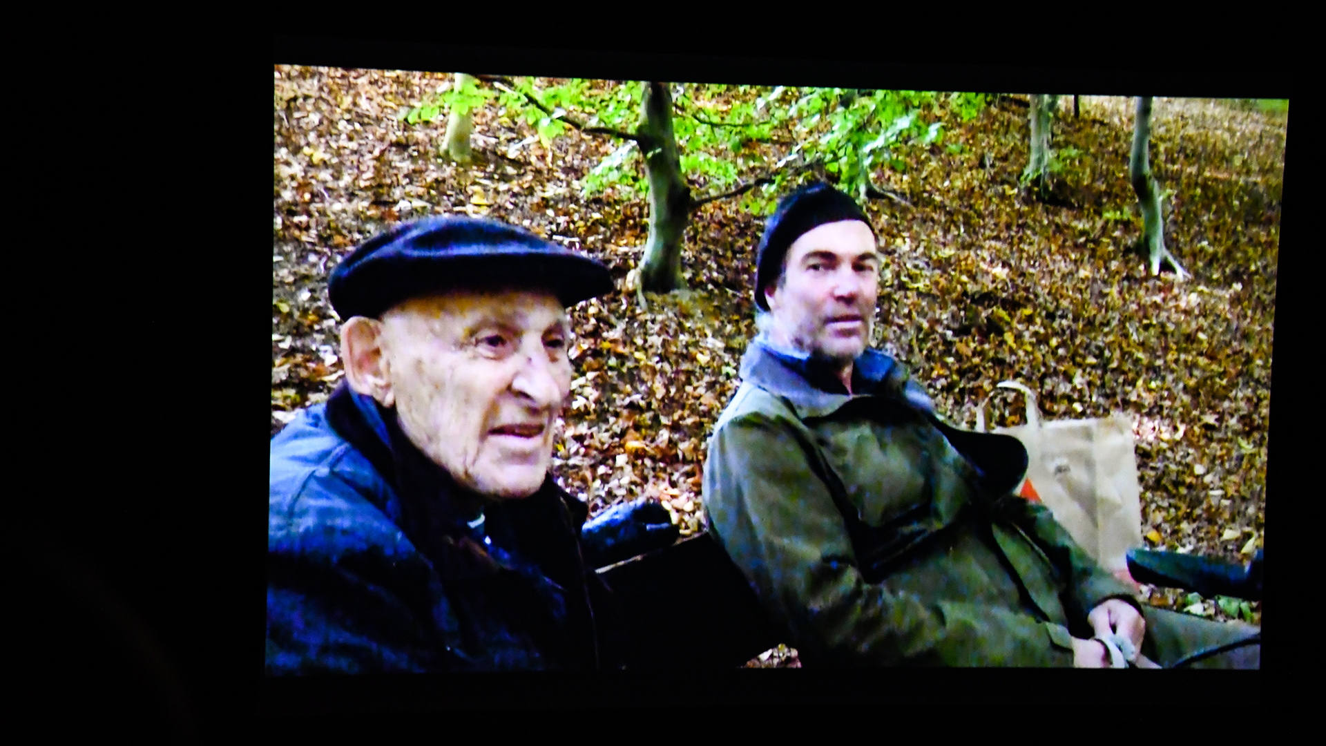 Börje 95 år och Philippe.