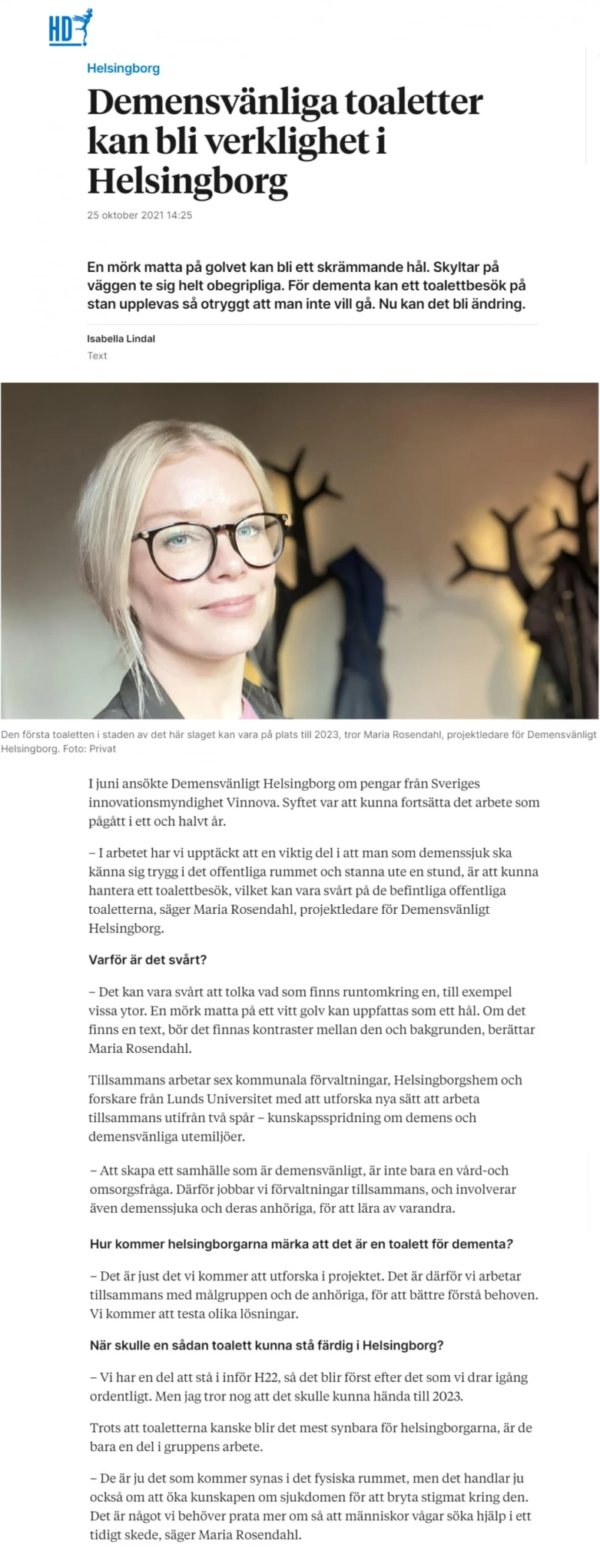 Läs artikel i HD