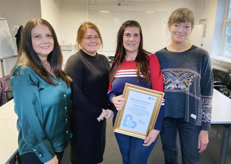 Här är alla våra nominerade kandidater till Årets handledare i Skåne. Fån vänster; Sanja Ljelja, Linda Aje-Morken, Florenta Voda Ganios och Anette Butfors.