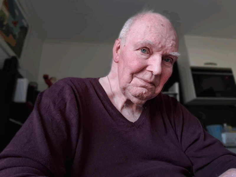 Leif Hagman, 82, hemvårdskund i Påarp