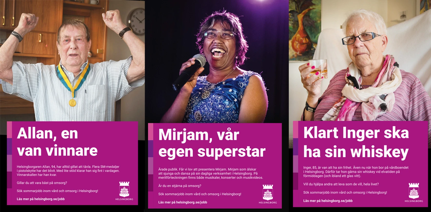 tre annonser från sommarrektyreting 2022