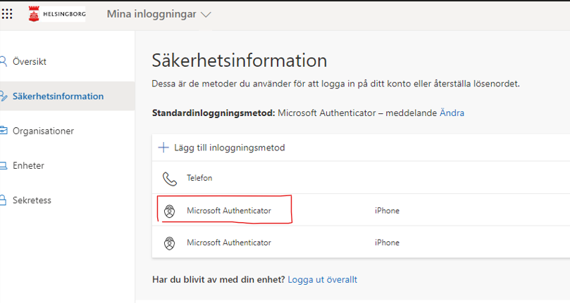 Säkerställ att du har aktiverat MFA för M365.