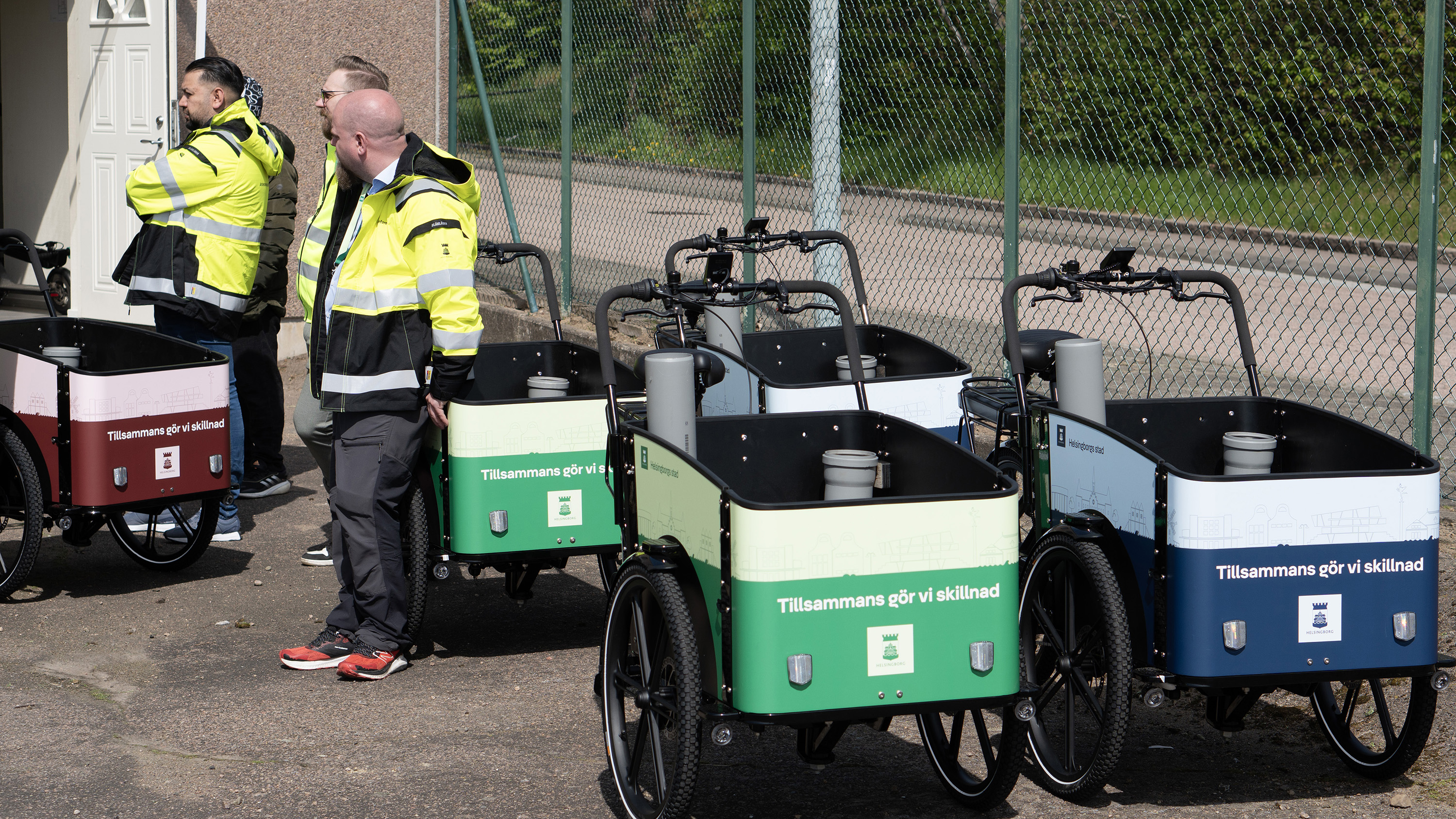 Nu ser ni dessa cyklar runt om i staden.