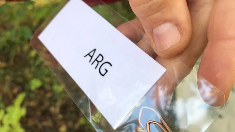 Ordet arg på lapp