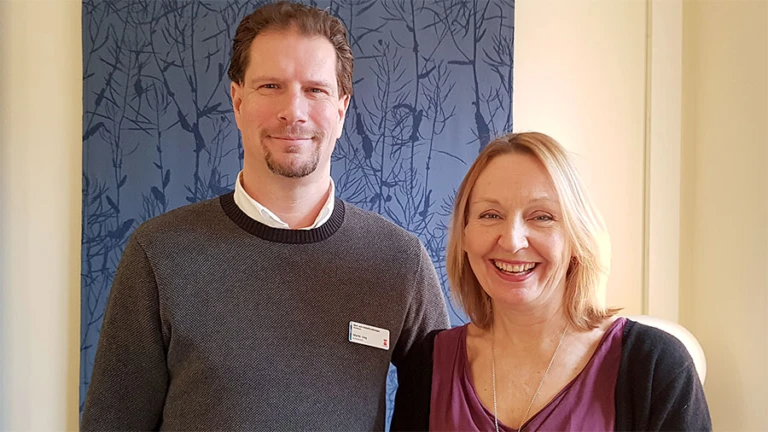 Foto på Martin Lind och Carina Strömqvist, nya enhetschefer på elevhälsan i januari 2019.