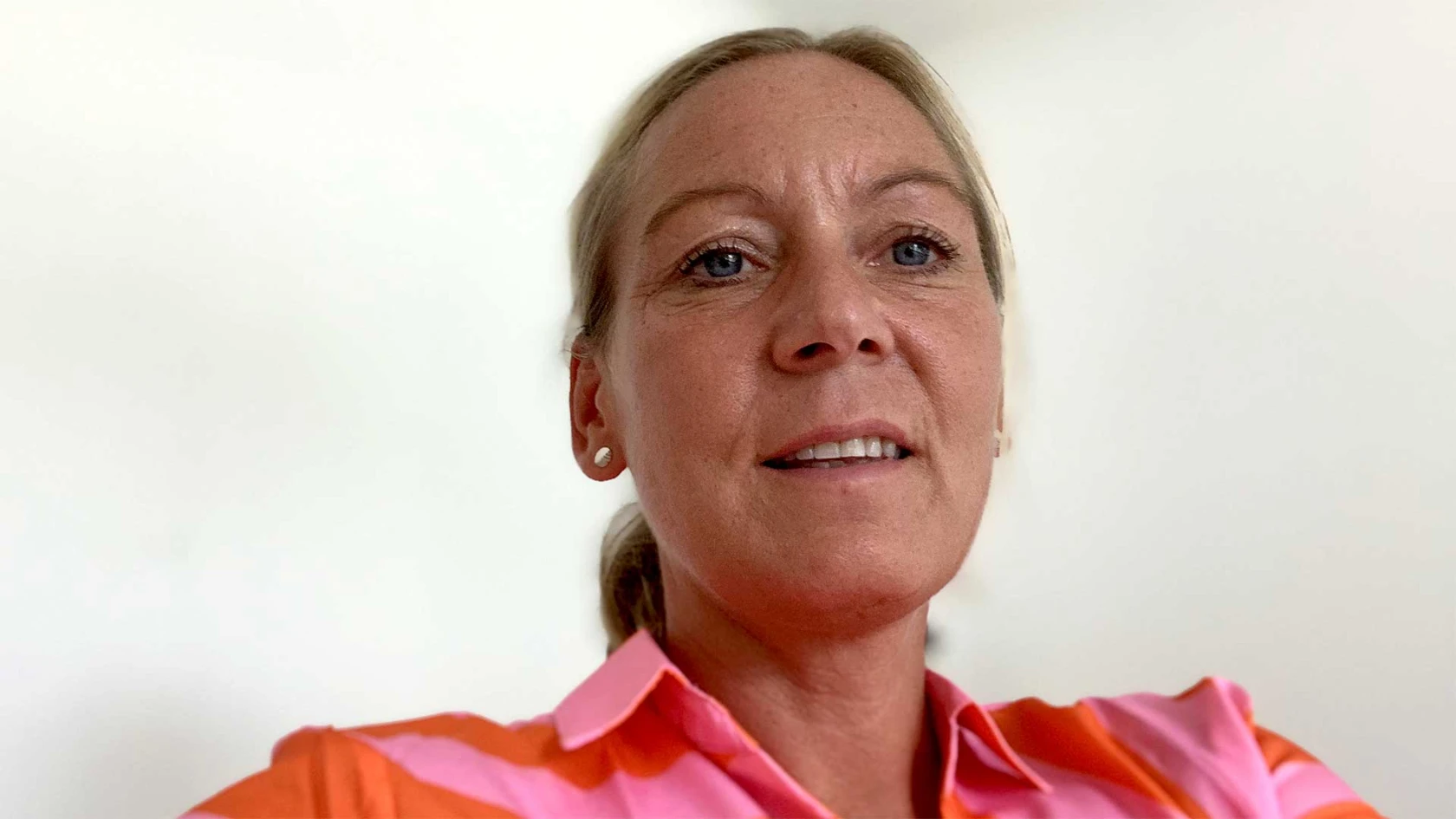 Selfie med Ann Sällström, rektor för förskolorna Blidögatan och Vindögatan i Rydebäck