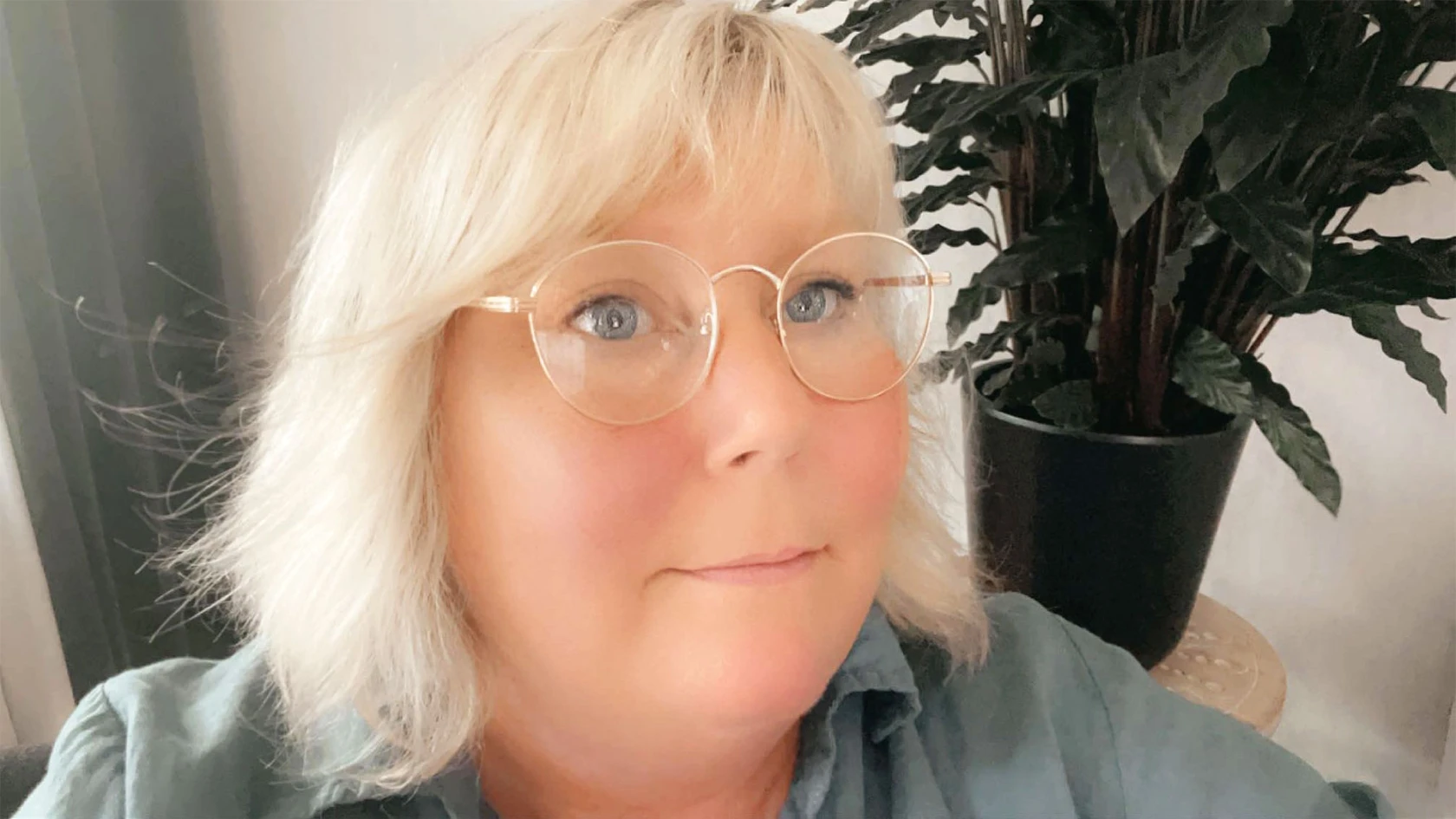 Selfie av Maria Rellmar, biträdande rektor för förskolorna Maria Park och Flohem