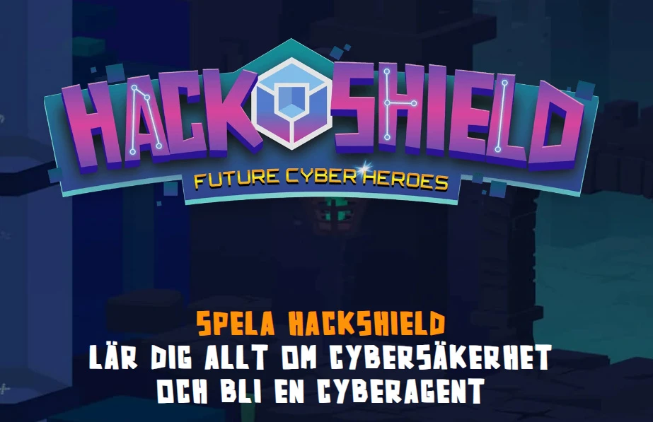 En skärmdump av sajten Hackshields förstasida