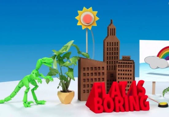 Bild på 3D utskrifter