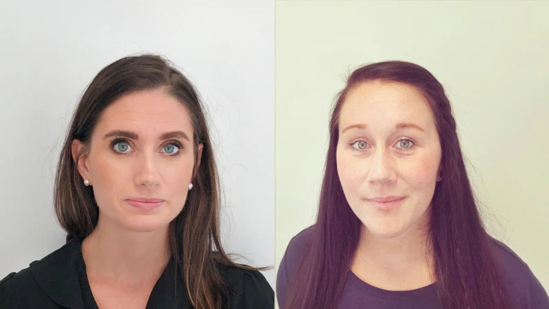 Kristina Fägerskiöld och Petra Fernebring